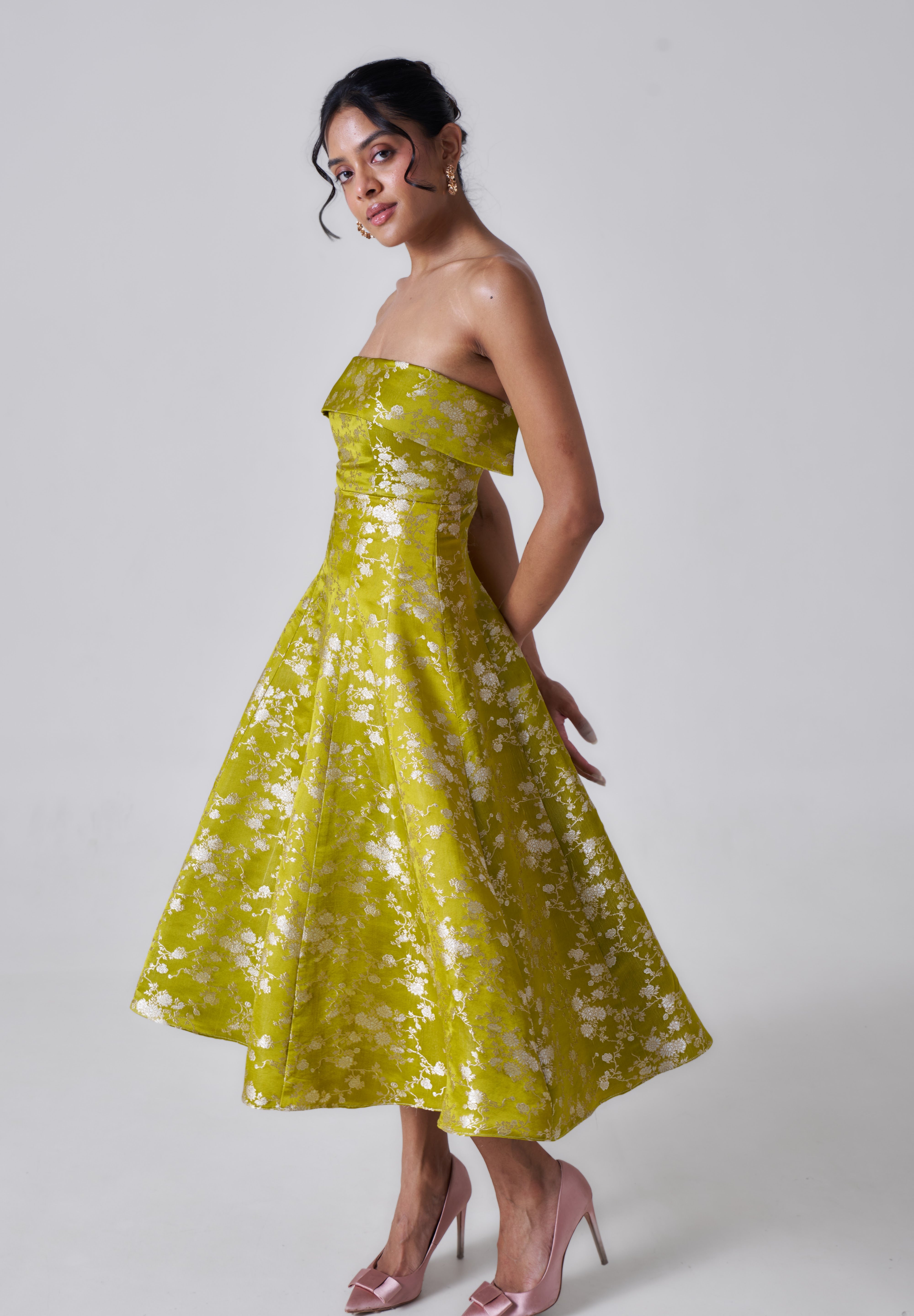 Inez- Olive Green