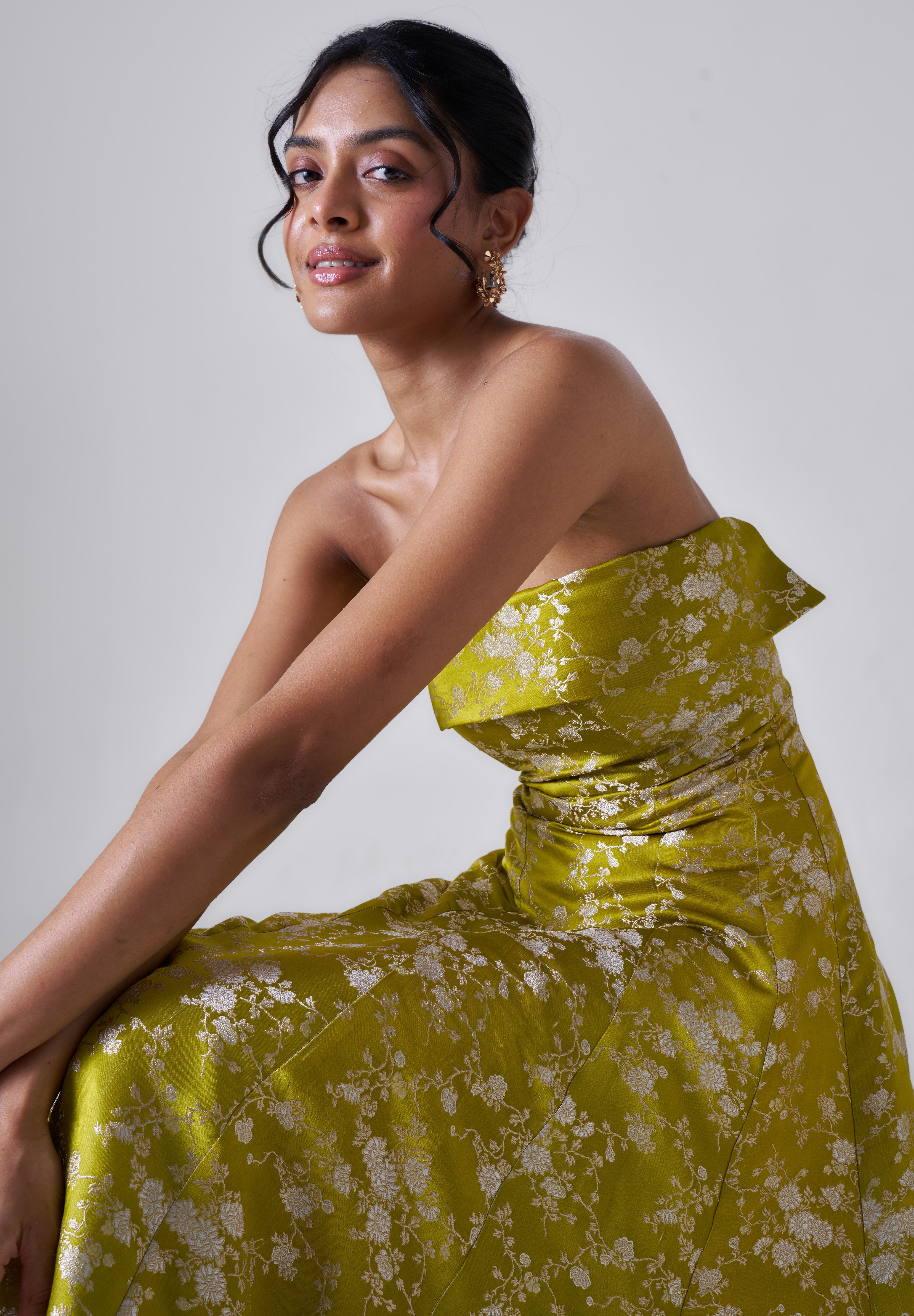 Inez- Olive Green