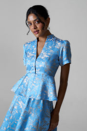 Tara Top- Pastel Blue