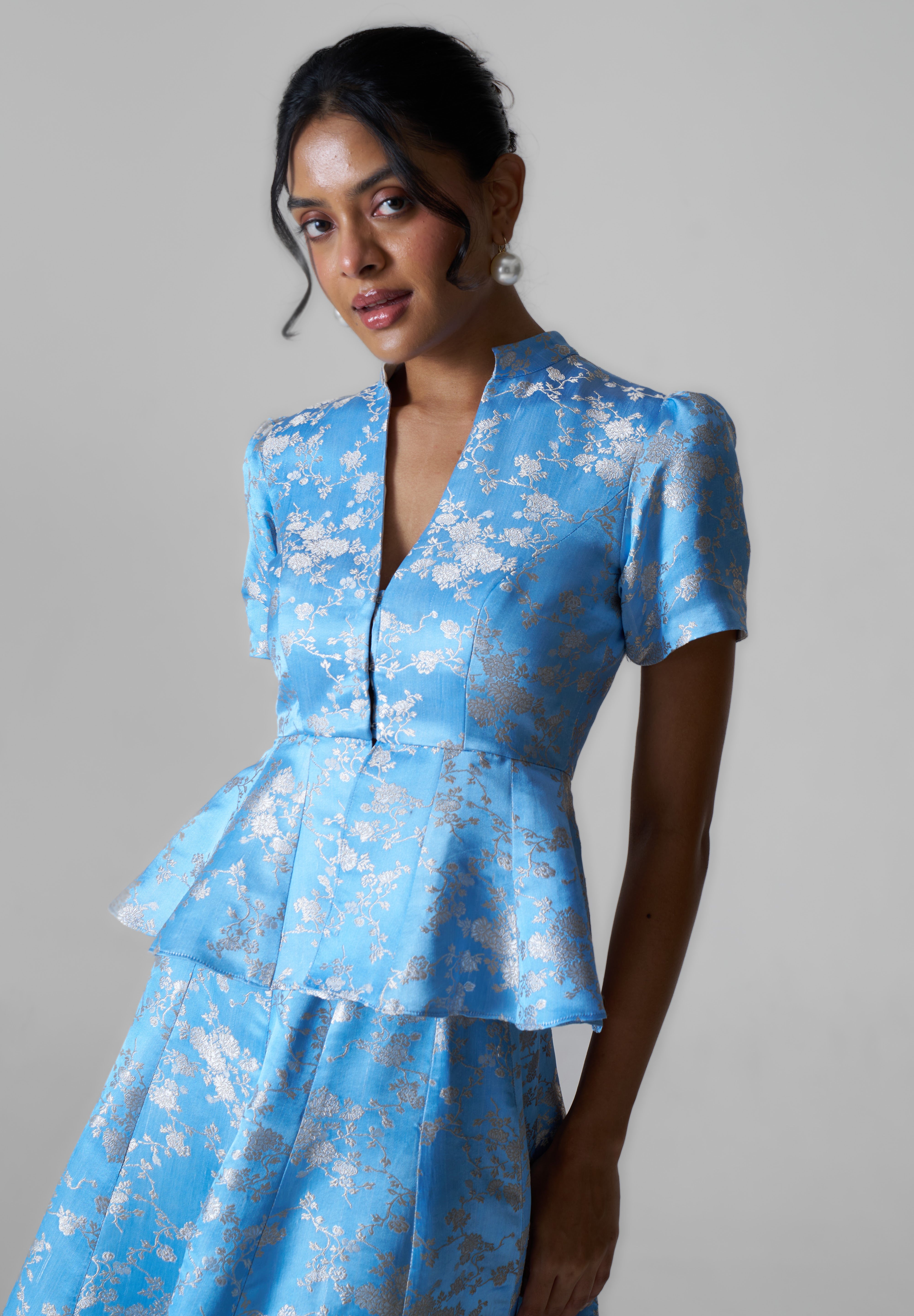 Tara Top- Pastel Blue