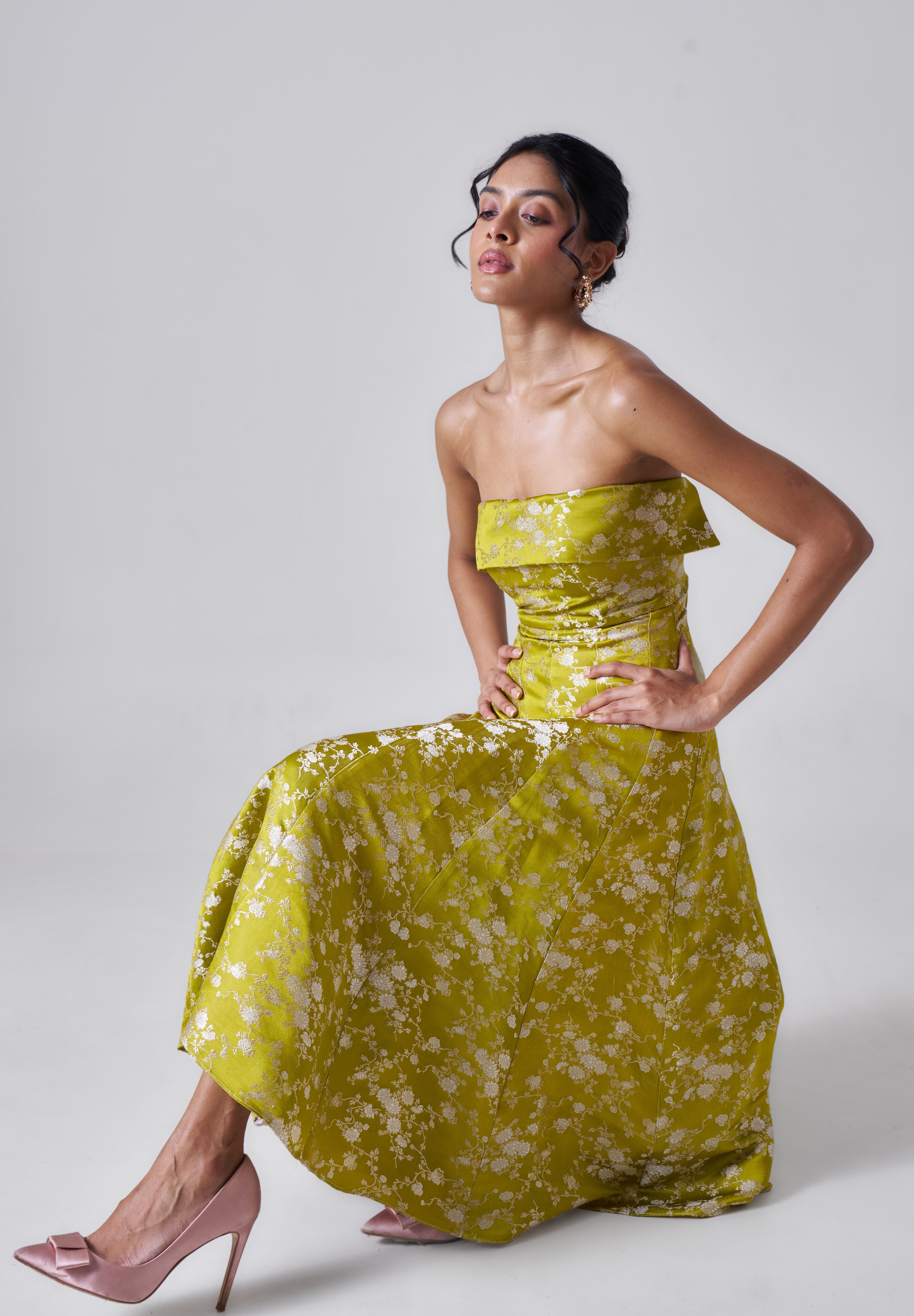 Inez- Olive Green