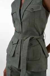 Jawai Jacket- Khakhi Green