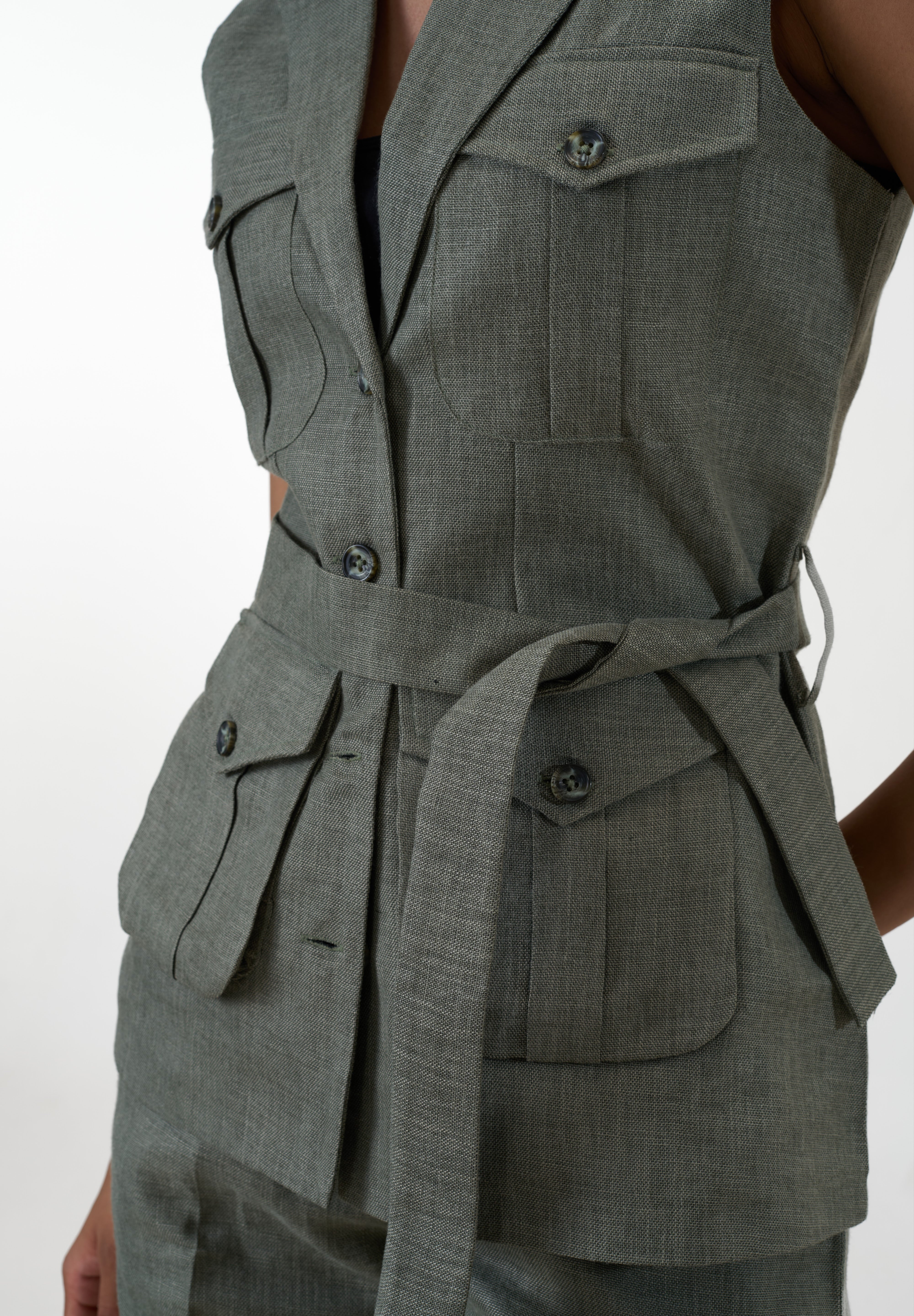 Jawai Jacket- Khakhi Green