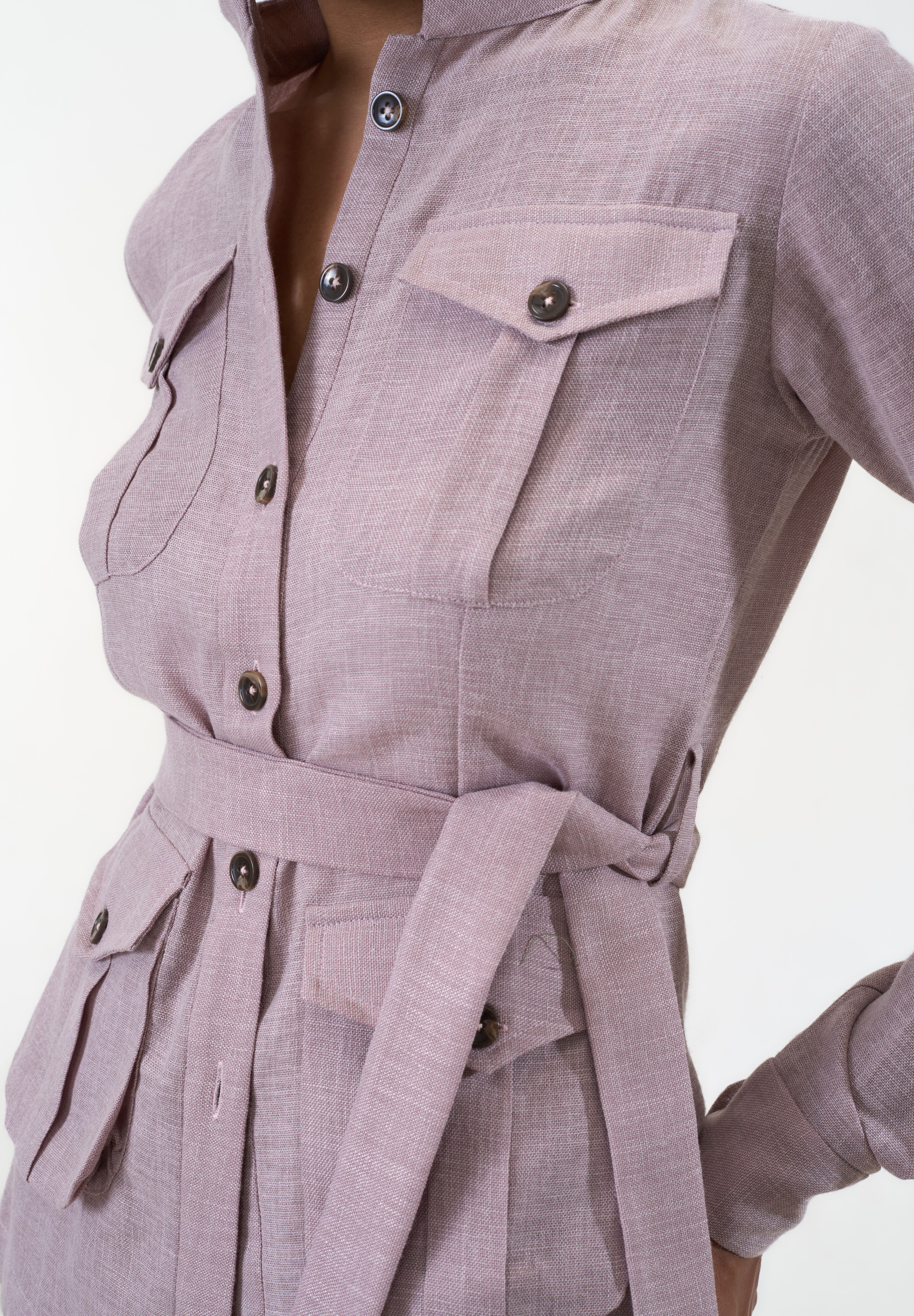 Ranthambore Shacket- Mauve