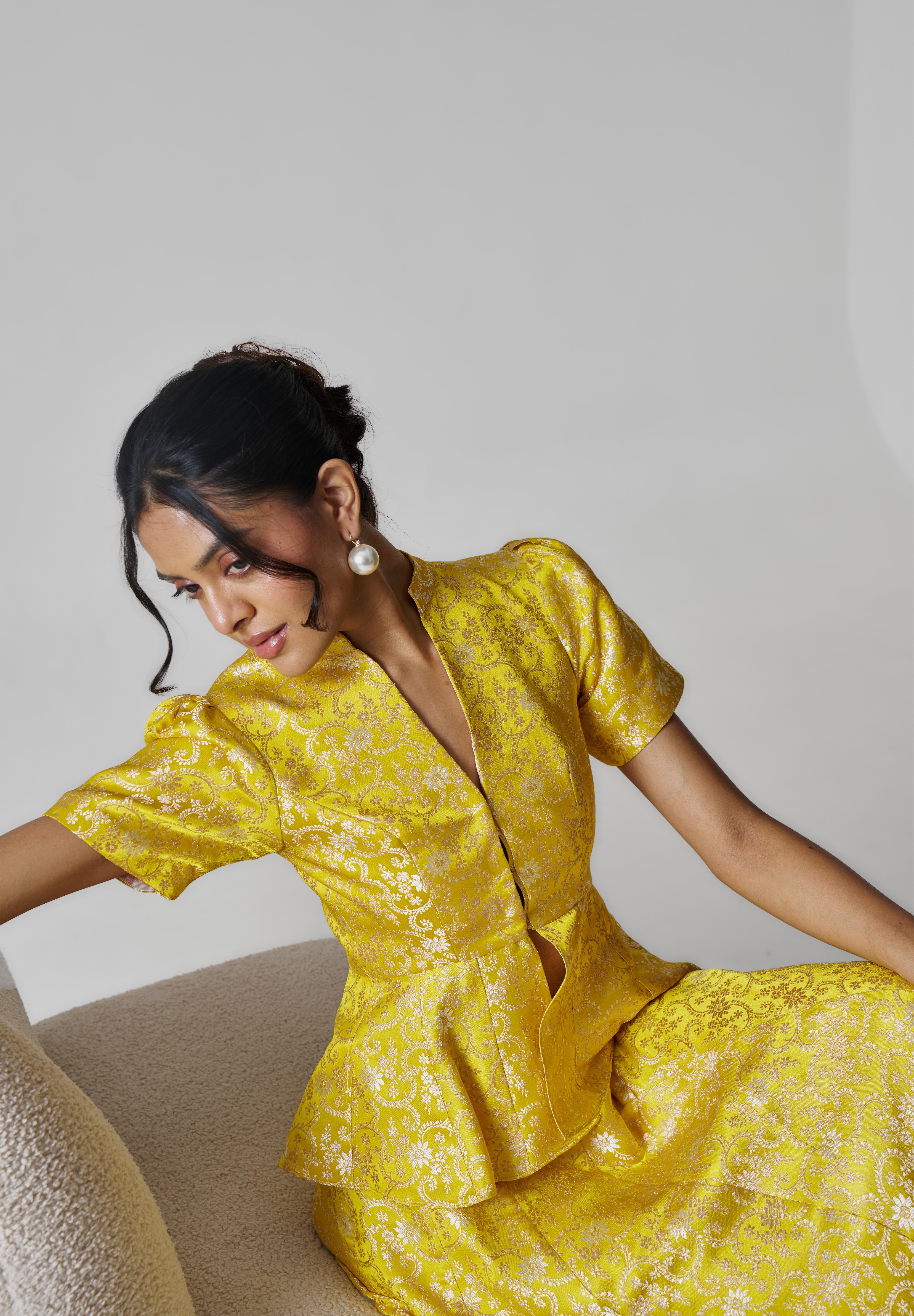 Tara Top- Yellow