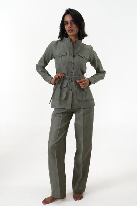 Ranthambore Trousers- Khakhi Green