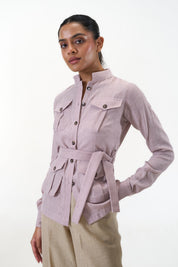 Ranthambore Shacket- Mauve