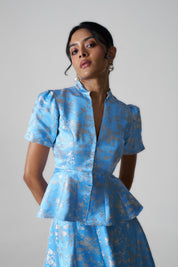 Tara Top- Pastel Blue