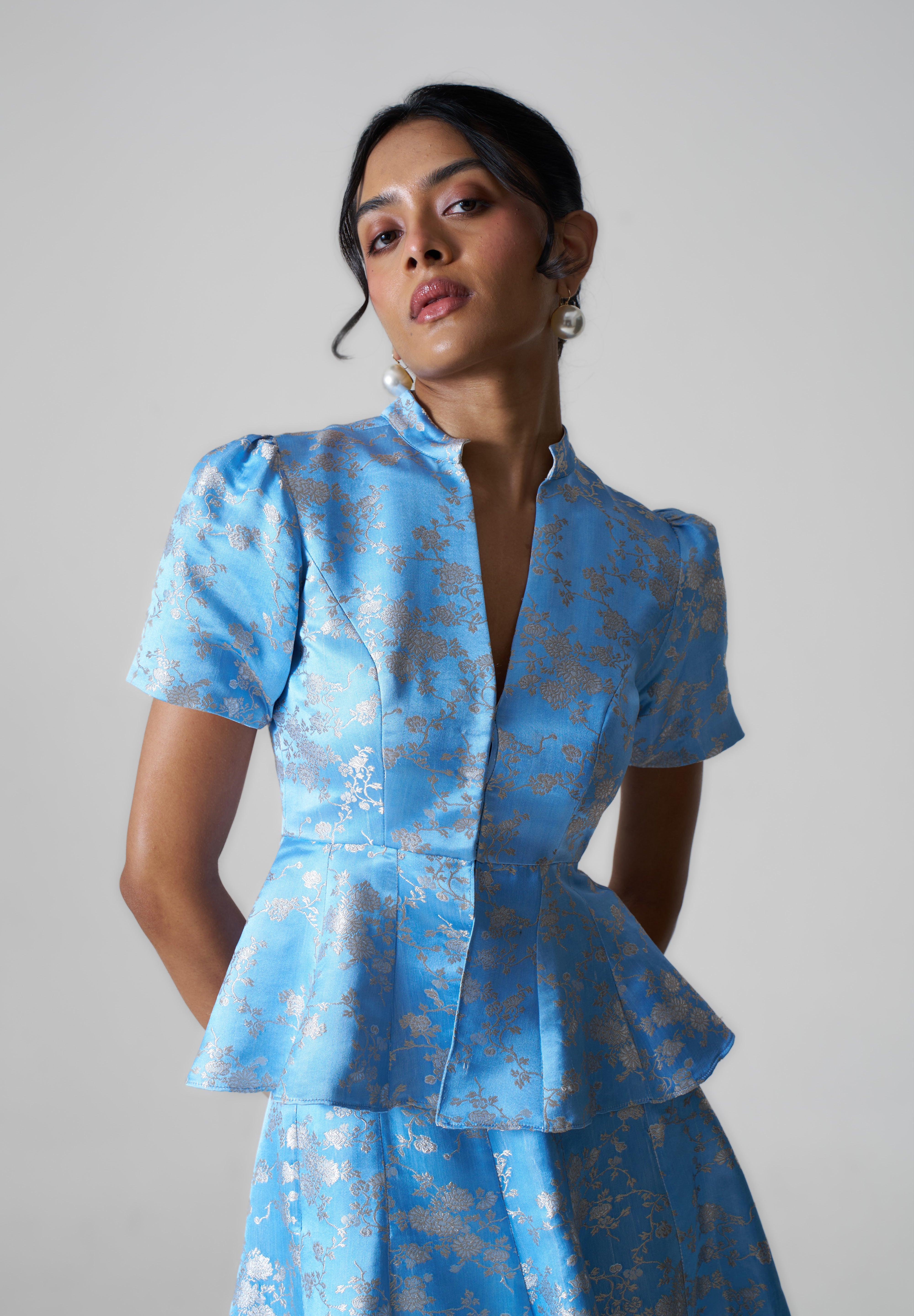 Tara Top- Pastel Blue