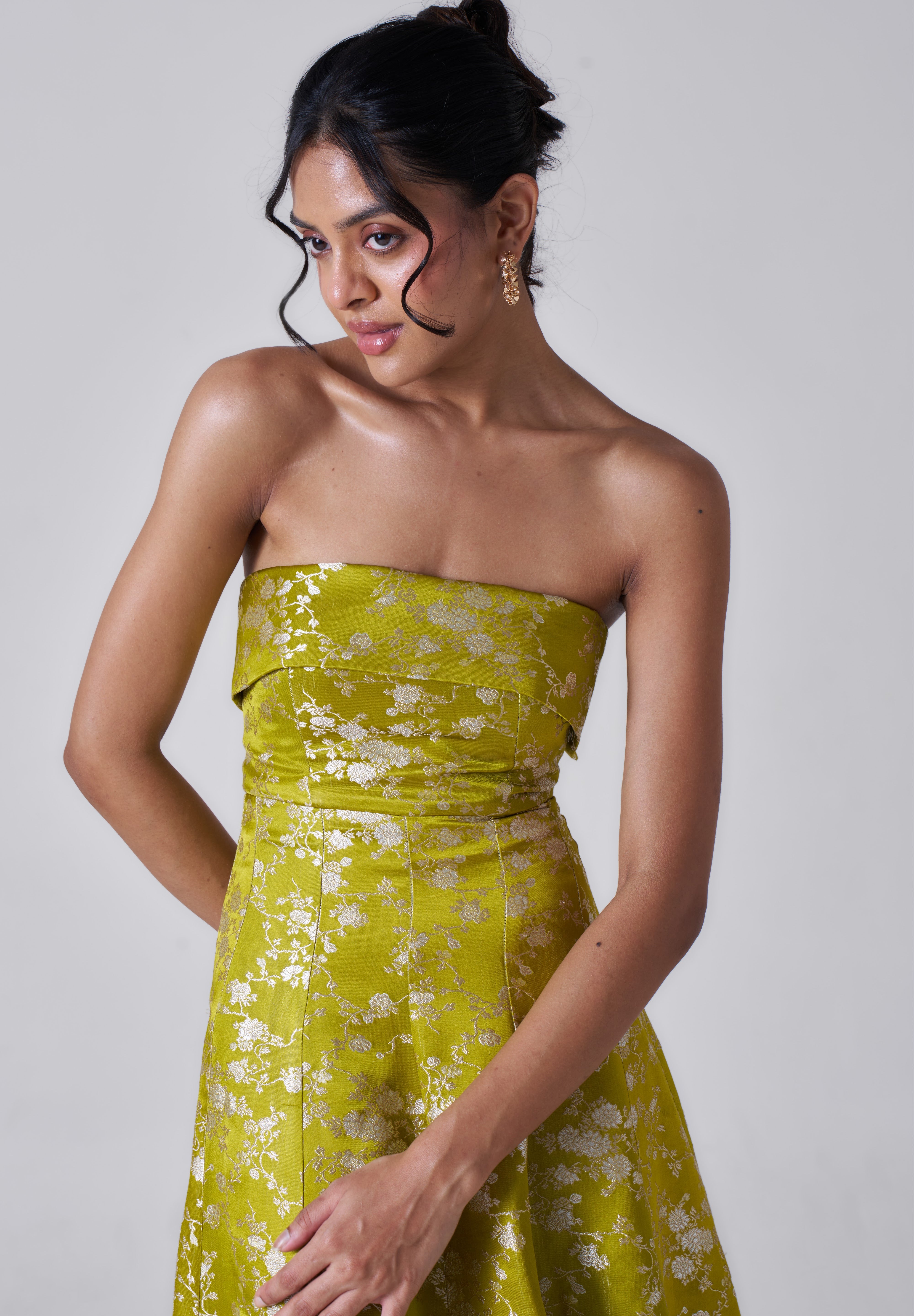 Inez- Olive Green