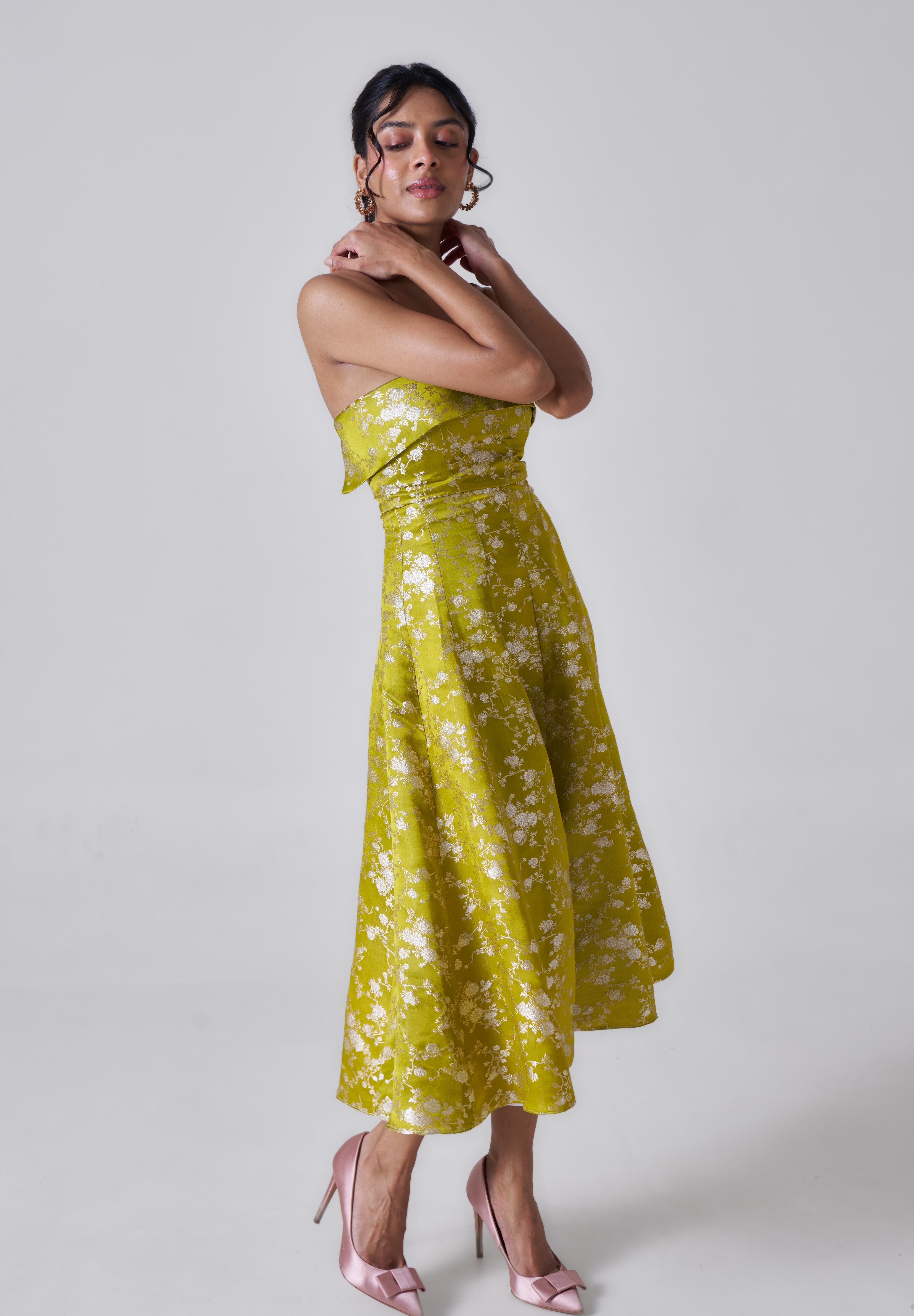 Inez- Olive Green