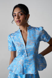 Tara Top- Pastel Blue