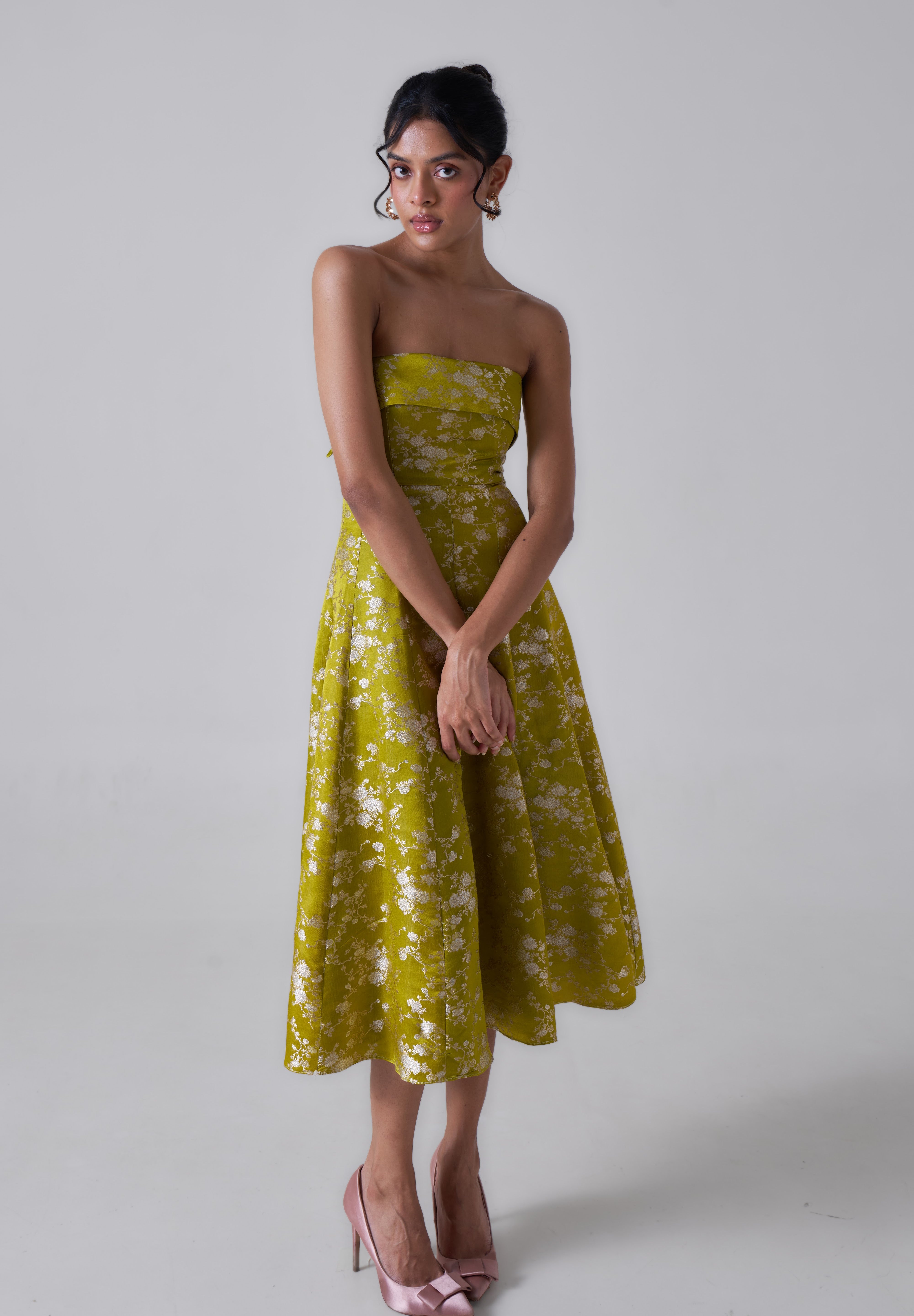 Inez- Olive Green