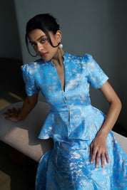 Tara Top- Pastel Blue