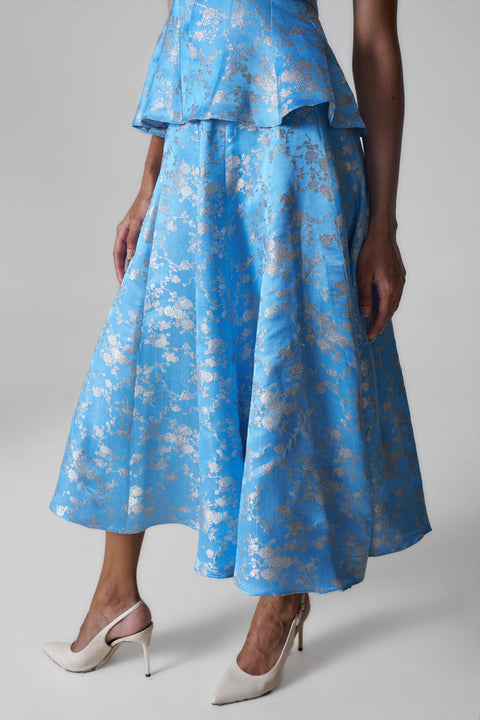 Tara Skirt- Pastel Blue