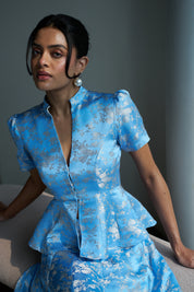 Tara Top- Pastel Blue