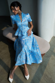Tara Skirt- Pastel Blue