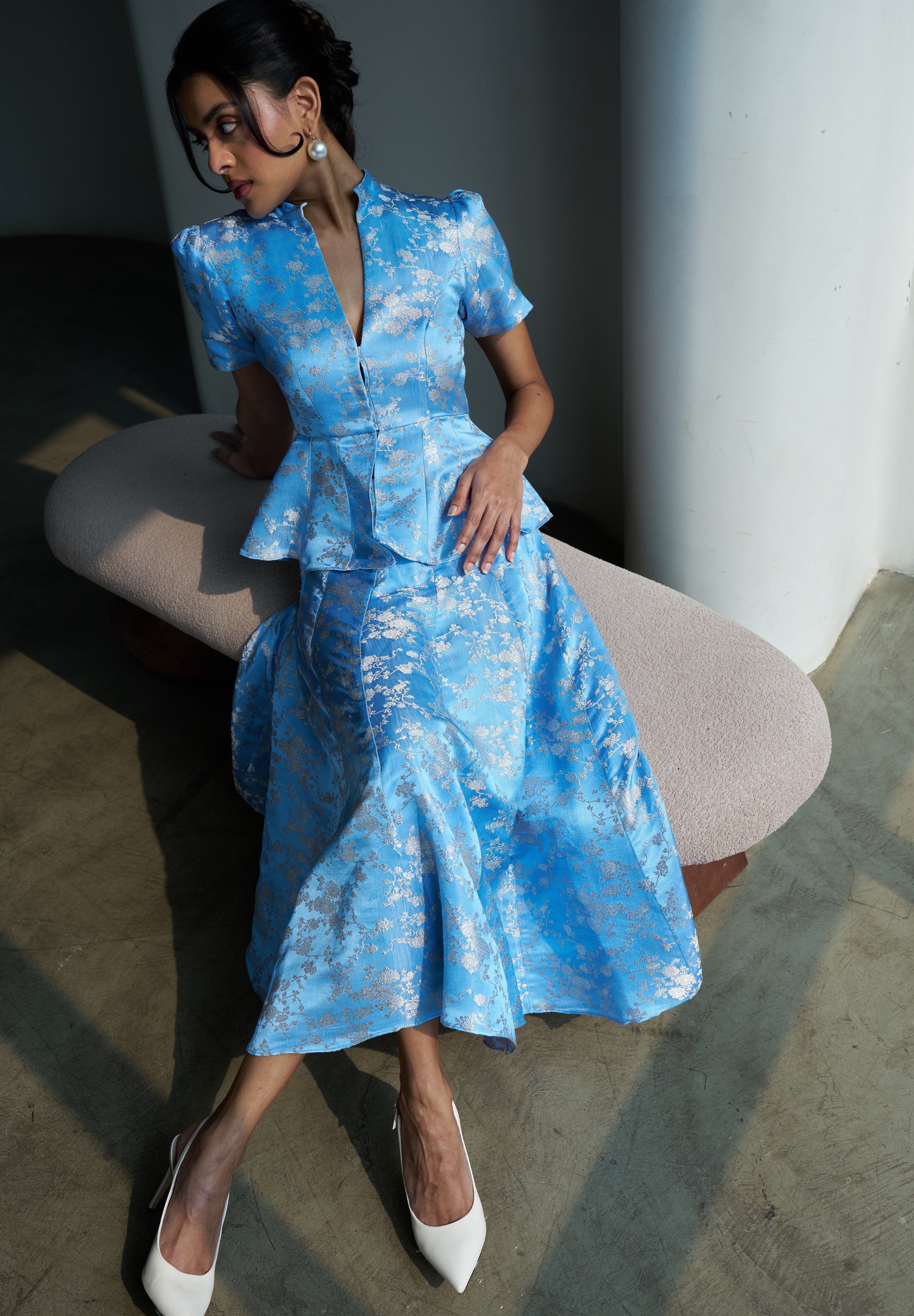 Tara Skirt- Pastel Blue