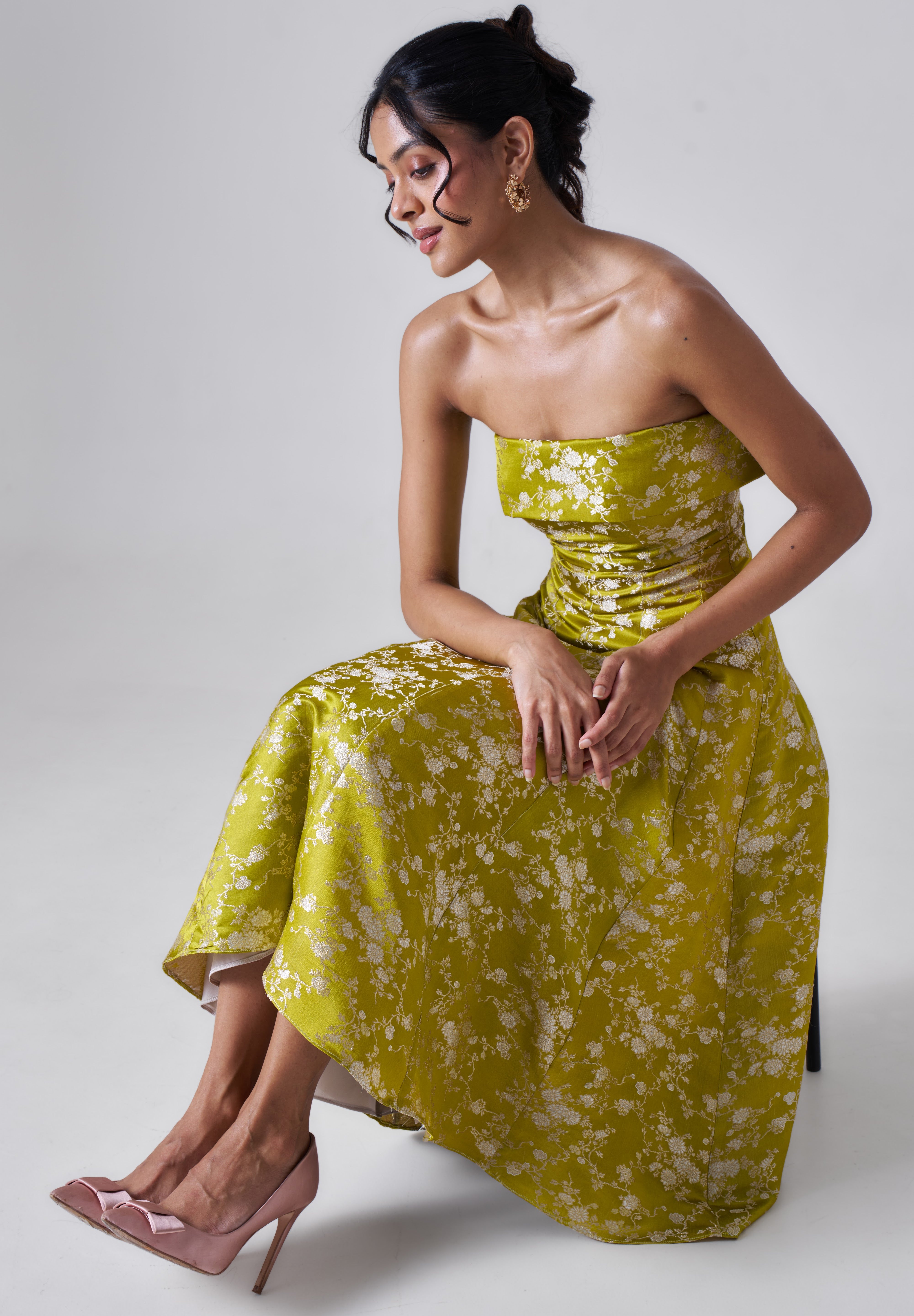 Inez- Olive Green