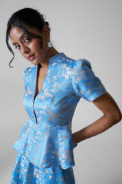 Tara Top- Pastel Blue
