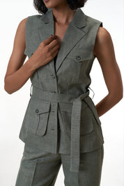 Jawai Jacket- Khakhi Green