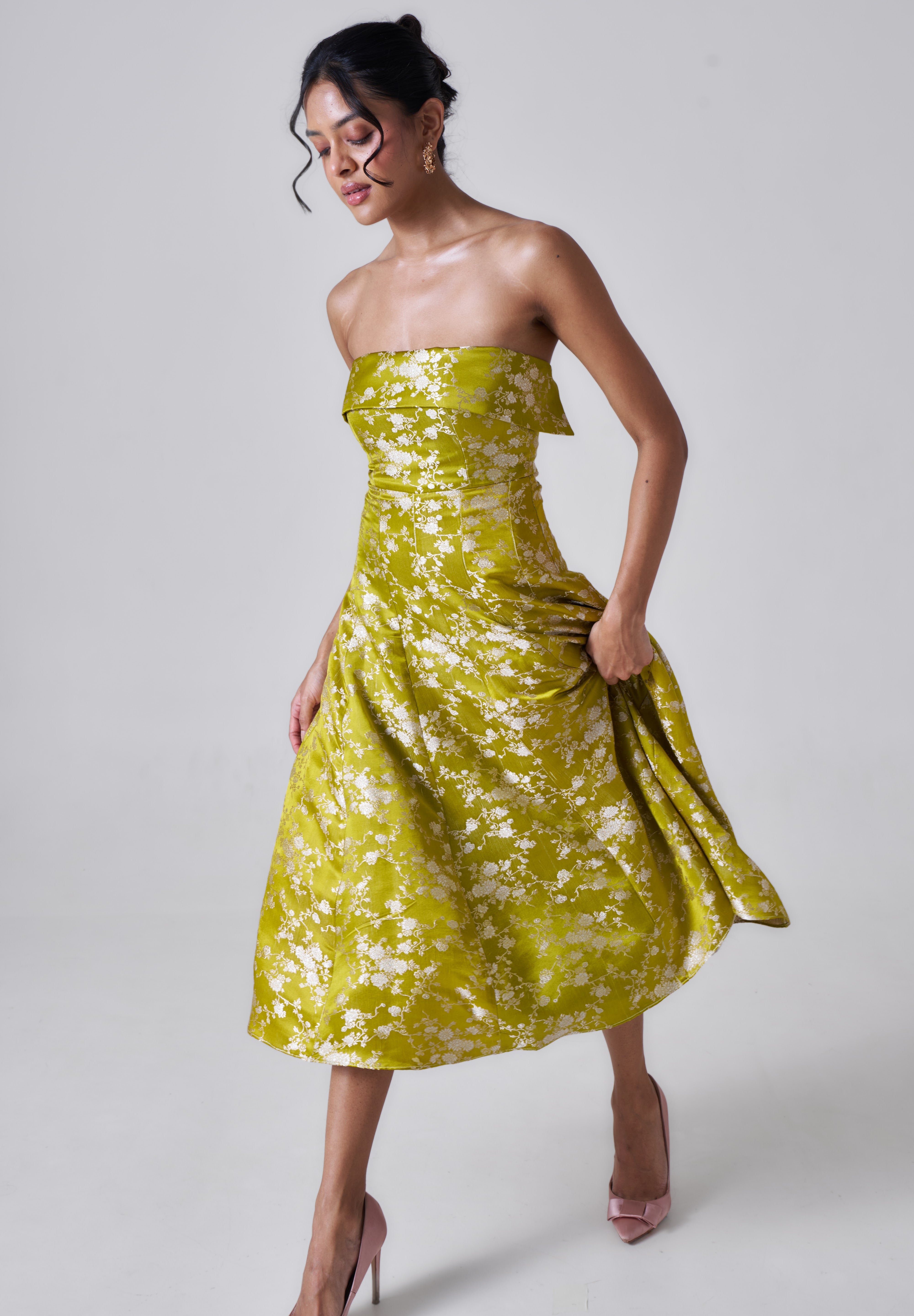 Inez- Olive Green