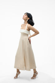 Juno- Beige and White