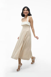 Juno- Beige and White