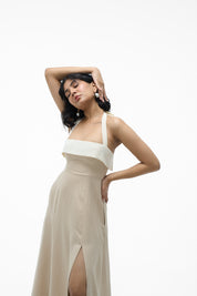 Juno- Beige and White