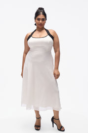 Agnis- White with Black Contrast