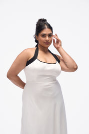 Agnis- White with Black Contrast