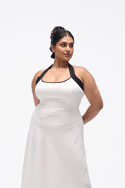 Agnis- White with Black Contrast