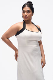 Agnis- White with Black Contrast