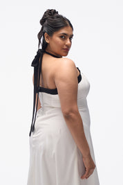 Agnis- White with Black Contrast