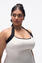 Agnis- White with Black Contrast