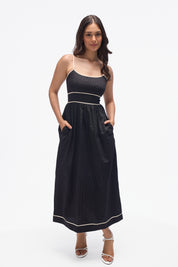 Cooper- Black with White Polka Dots