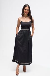 Cooper- Black with White Polka Dots