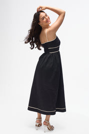 Cooper- Black with White Polka Dots
