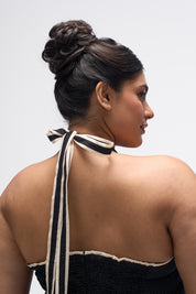 Siena- Black with White Polka Dots