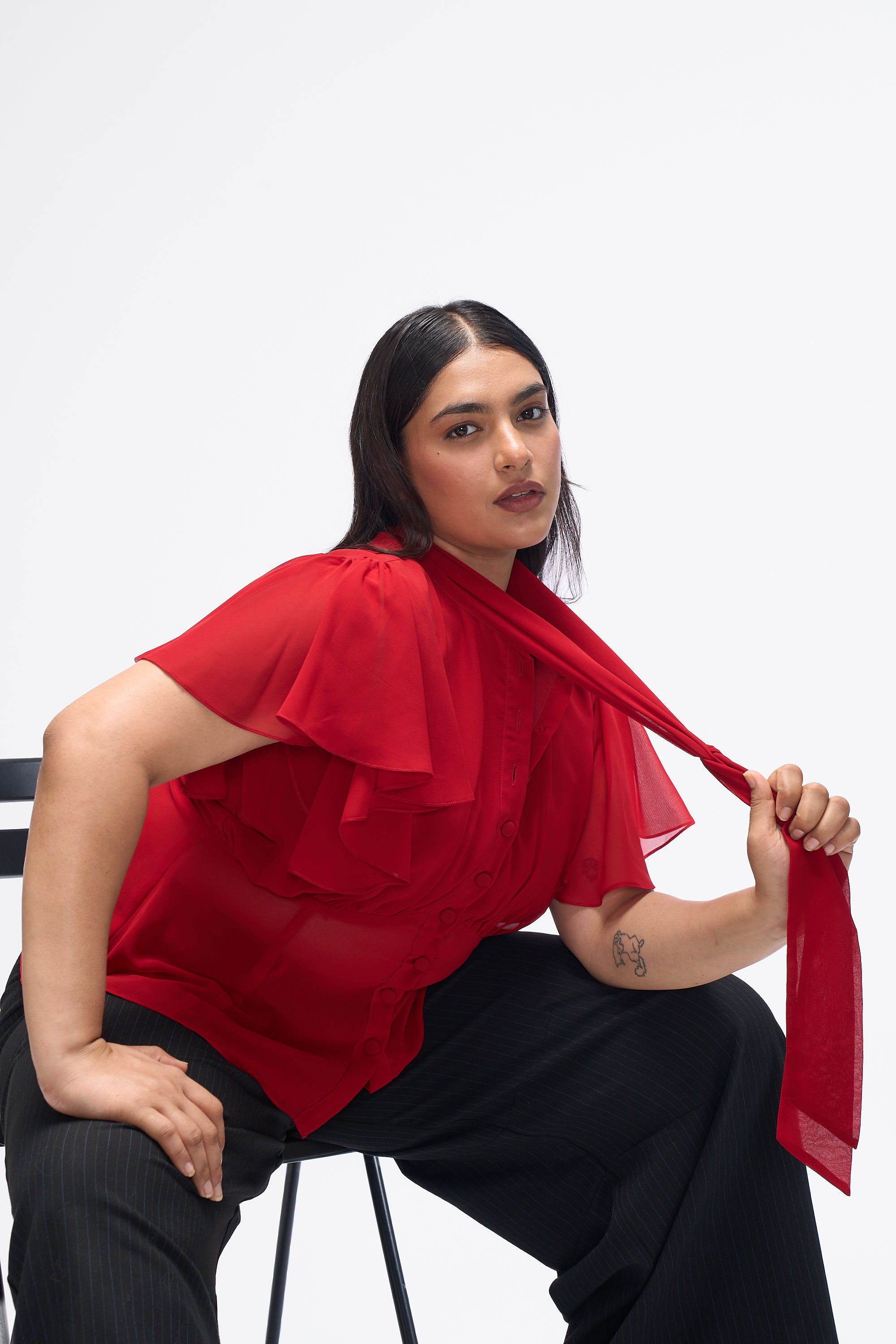 Melrose- Red Shirt