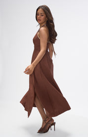 Siena- Mocha Brown and White