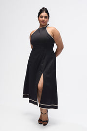Siena- Black with White Polka Dots