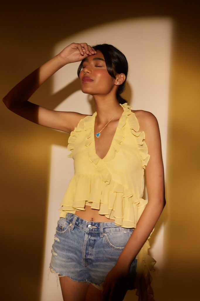 Ruffle Top – Lemon