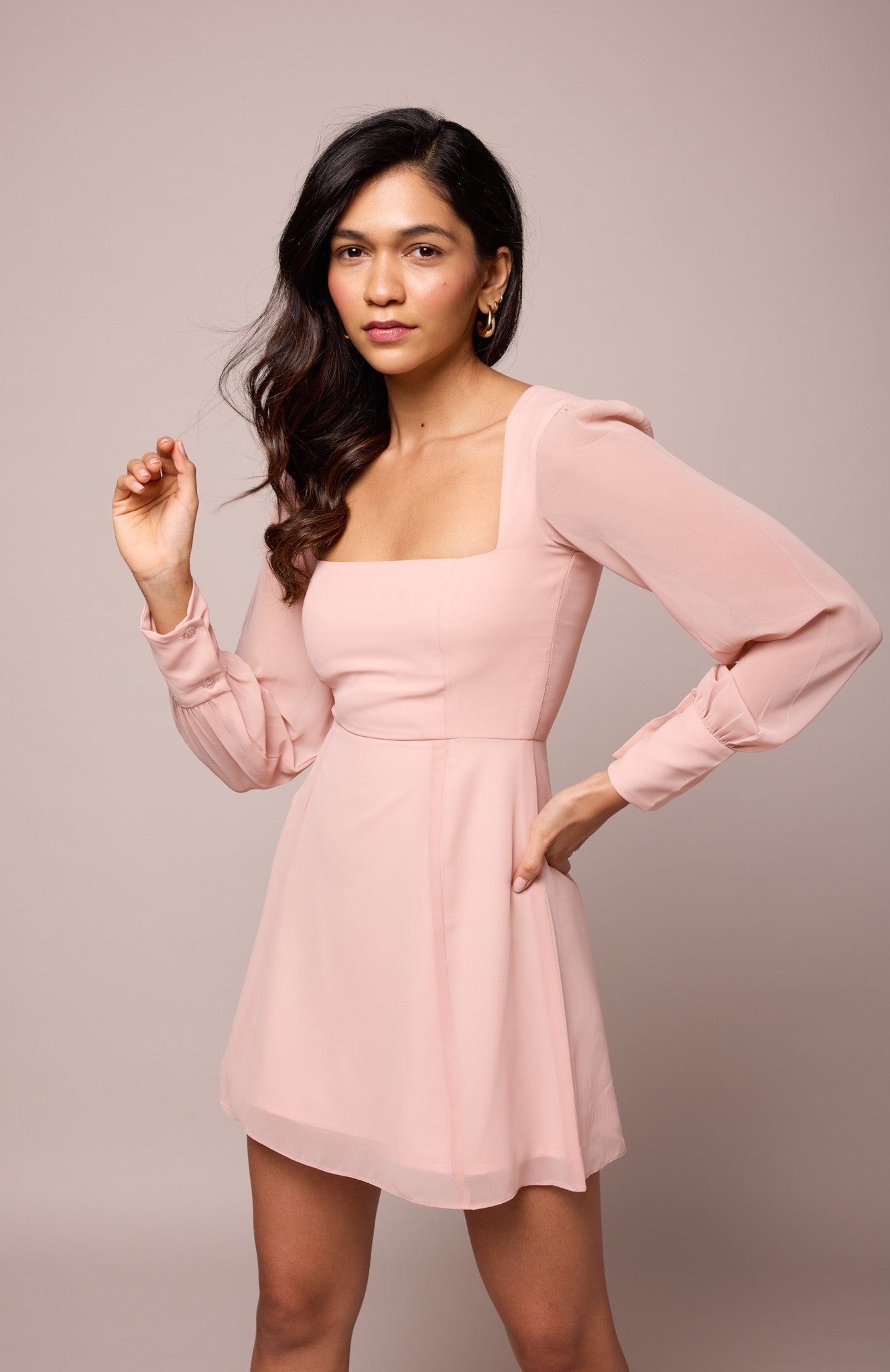 blair mini dress pink Blair Embellished Mini Dress | Sequin Beaded Mini Dress